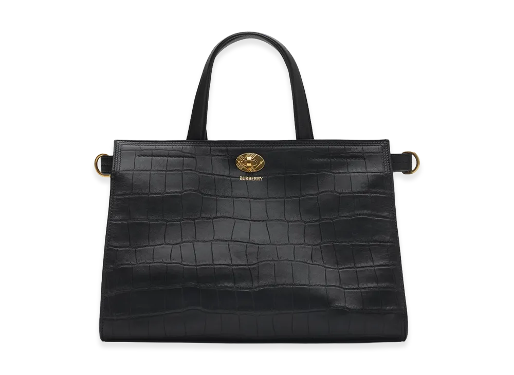 Burberry Women's Small Cotswolds Tote "Black"
