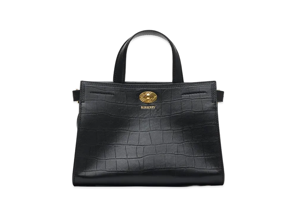 Burberry Women's Mini Cotswolds Tote "Black"
