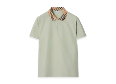 Burberry Mint Piquet Polo Shirt "Green"