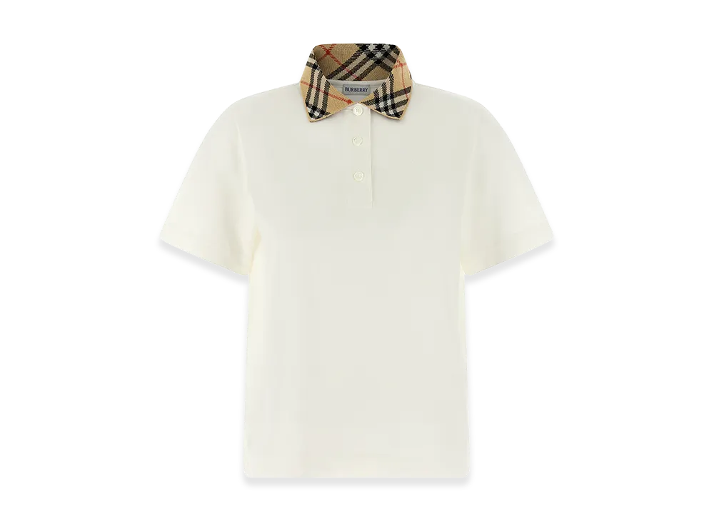 Burberry Women's Imogen Polo Shirt "White"