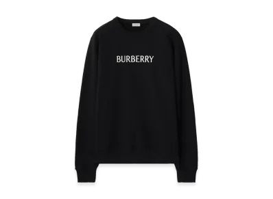 Burberry Logo Cotton Sweatshirt "Black"