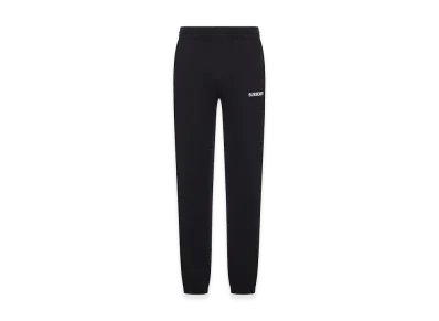 Burberry Cotton Jogging Trousers With Logo "Black"