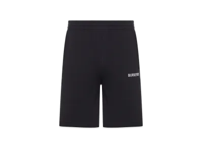Burberry Cotton Shorts With Logo "Black"