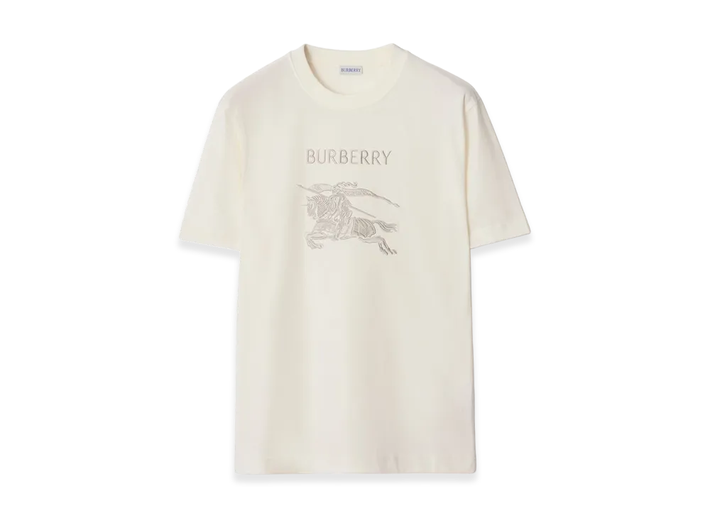 Burberry EKD Cotton Tee "Chalk White"