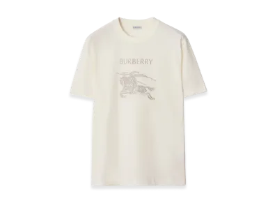 Burberry EKD Cotton Tee "Chalk White"
