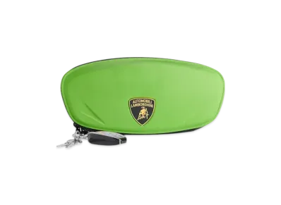 BALENCIAGA Automobili Lamborghini Clutch With Charms "Green"