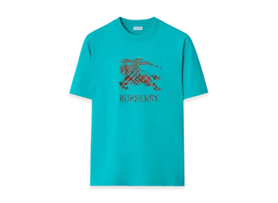 Burberry EKD Ombre Cotton Tee "Atom Blue"