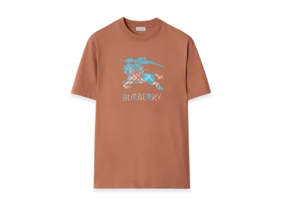 Burberry EKD Ombre Cotton Tee "Ginger Brown"