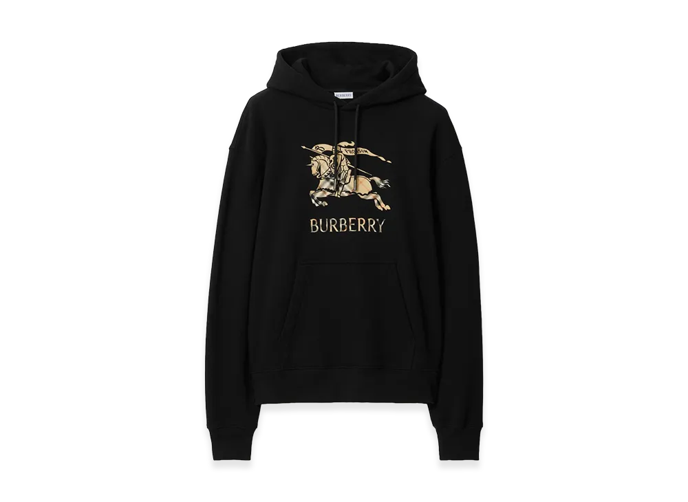 Burberry EKD Ombre Cotton Hoodie "Black"