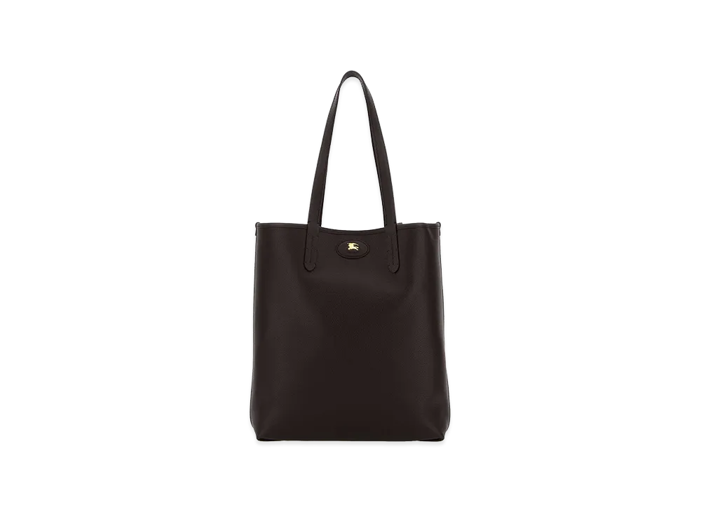 Burberry Dark Leather Bloomsbury Shopping Bag "Black/Brown"