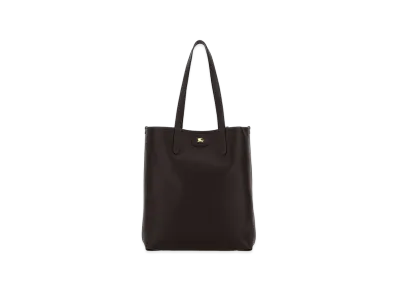 Burberry Dark Leather Bloomsbury Shopping Bag "Black/Brown"