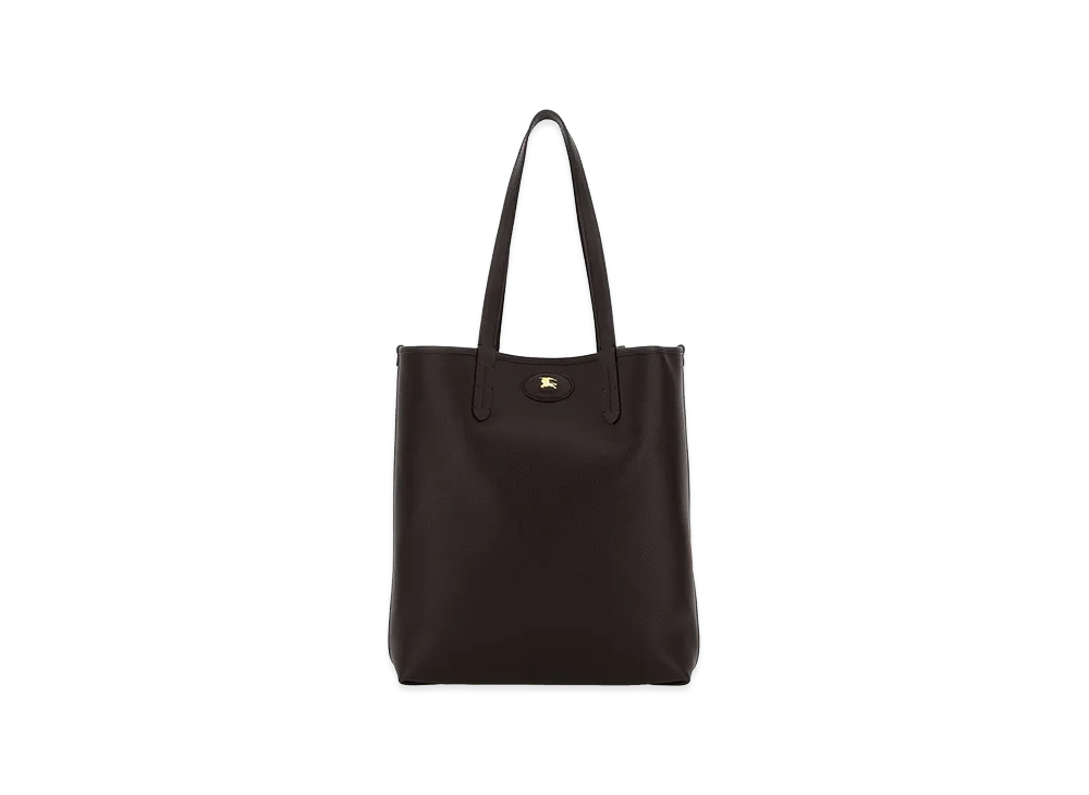 Burberry Leather Bloomsbury Shopping Bag "Black/Dark Brown"