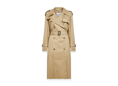 Burberry Women's Gabardine Castleford Trench Coat "Beige"