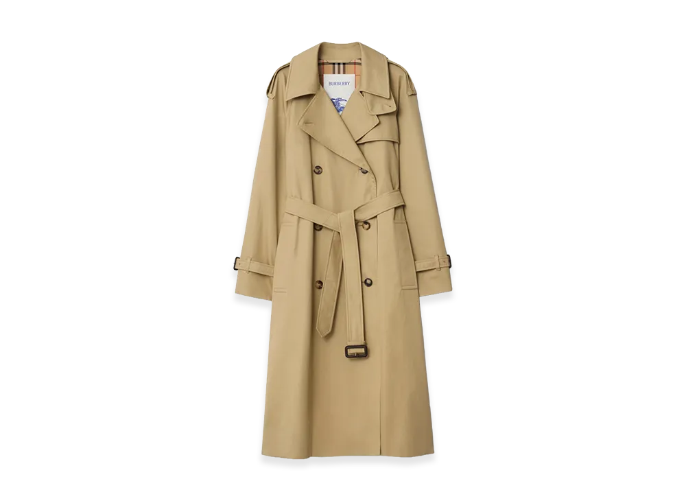 Burberry Women's Long Castleford Trench Coat "Beige"