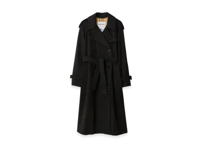Burberry Women's Long Castleford Trench Coat "Black"