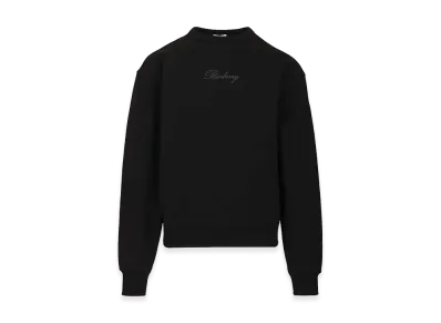 Burberry Cotton Sweatshirt "Black"