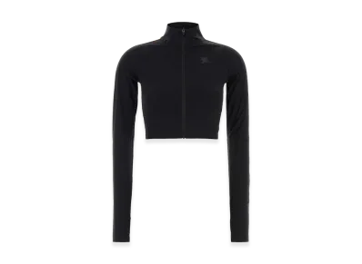 Burberry Women's Stretch Nylon Sweatshirt "Black"
