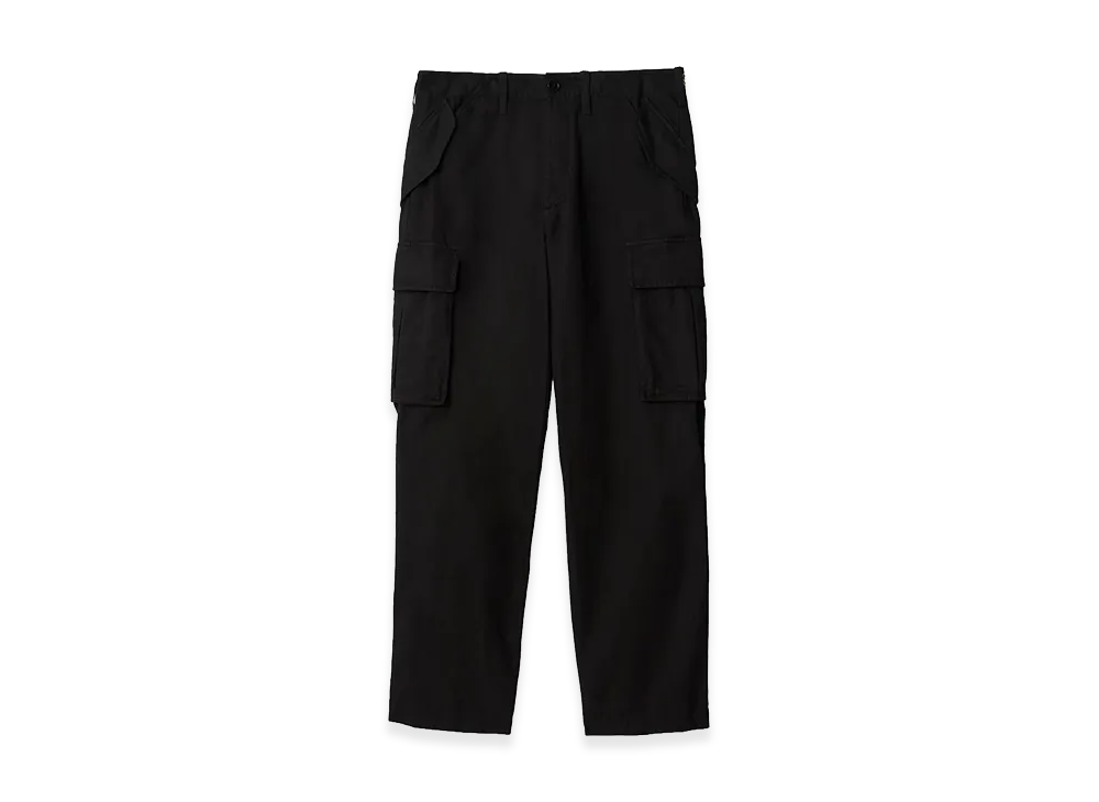 Burberry Cargo Trousers Crafted From Cotton Twill "Black"