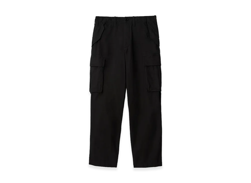 Burberry Cotton Cargo Trousers "Black"