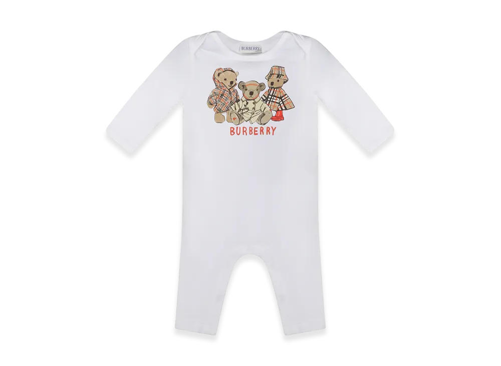 Burberry Kids N4 Albern Teddy Tr "White"