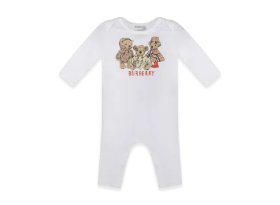Burberry Kids N4 Albern Teddy Tr "White"