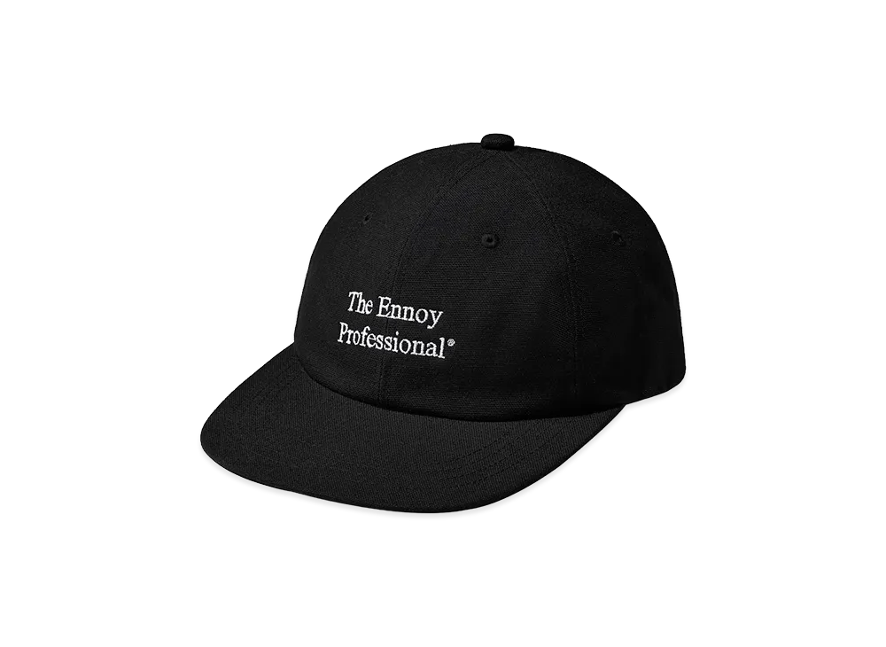 ENNOY Cotton Canvas Cap "Black"