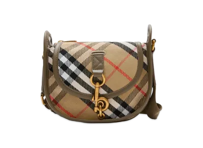 Burberry Women's Mini B Clip Messenger Bag "Sand Beige"