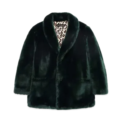 WACKO MARIA FUR COAT 裏地無地 "Green"
