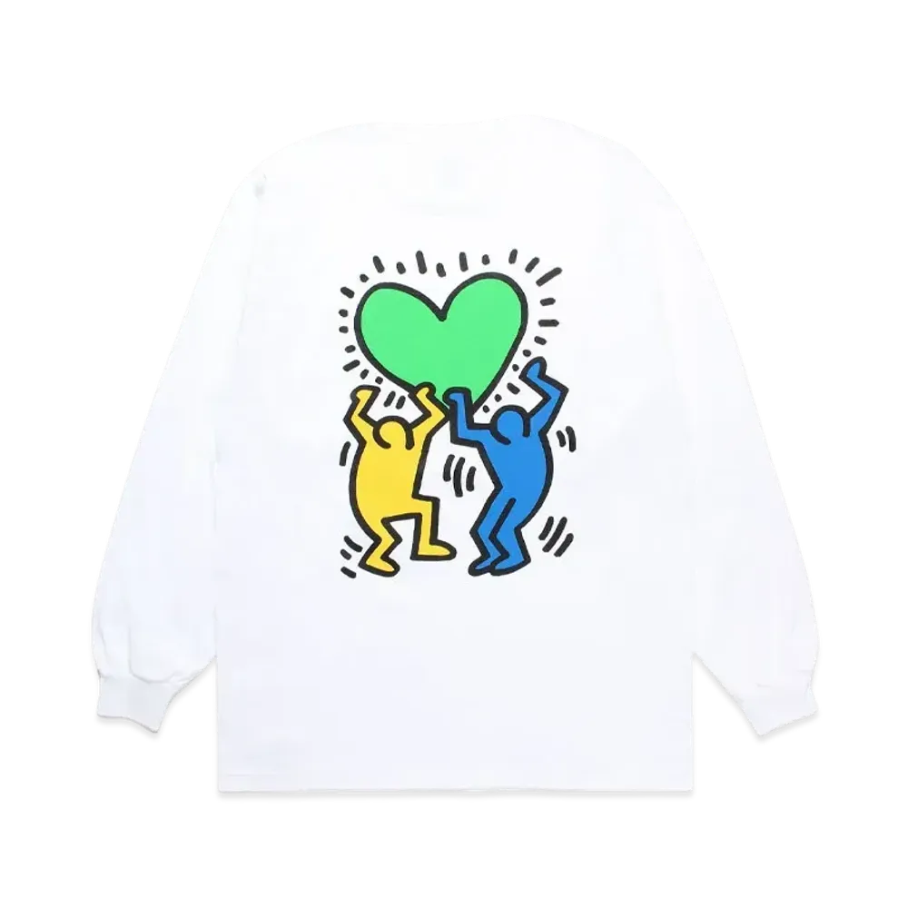 WACKO MARIA x Keith Haring Long Sleeve T-Shirt "White"