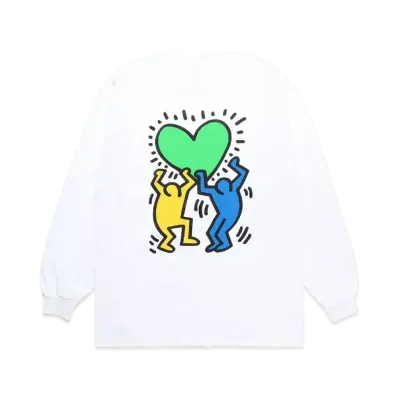 WACKO MARIA x Keith Haring Long Sleeve T-Shirt "White"