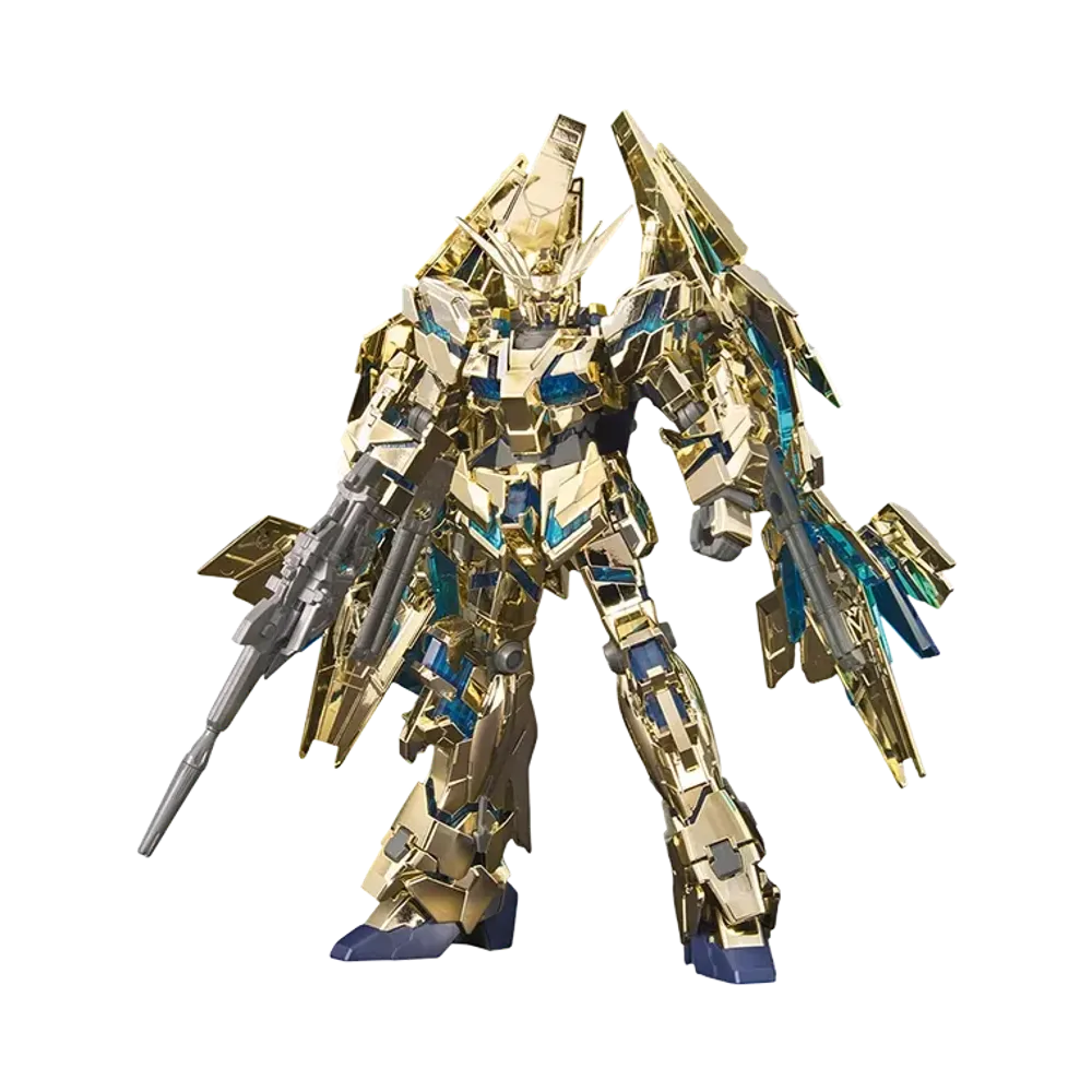 BANDAI "HIGH GRADE" -MOBILE SUIT GUNDAM UNICORN- HG 1/144 Unicorn Gundam 03 Phenex (Destroy Mode) GOLD & SILVER COATING SET Gundam Base Limited