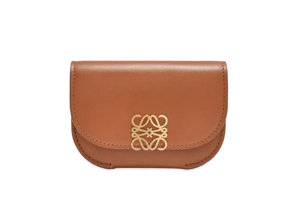 LOEWE Goya Cardholder In Silk Calfskin "Tan"