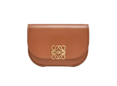 LOEWE Goya Cardholder In Silk Calfskin "Tan"