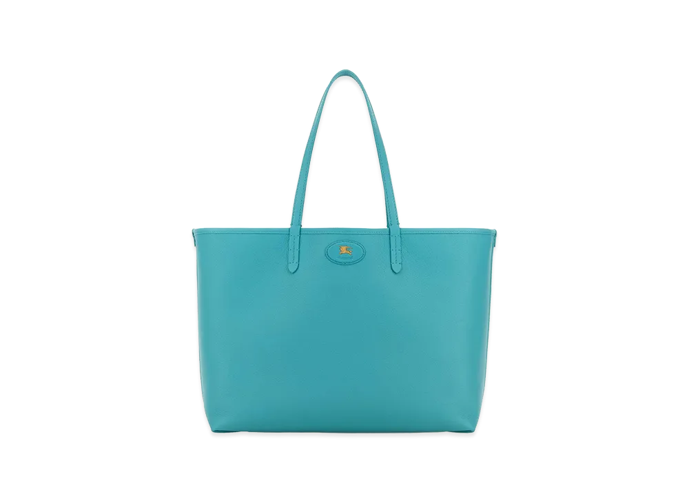 Burberry Women's Turquoise Leather Reversibile Bag "Blue"