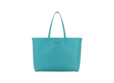Burberry Women's Turquoise Leather Reversibile Bag "Blue"