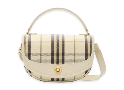 Burberry Women's Highland Crossbody Bag "Light Beige"