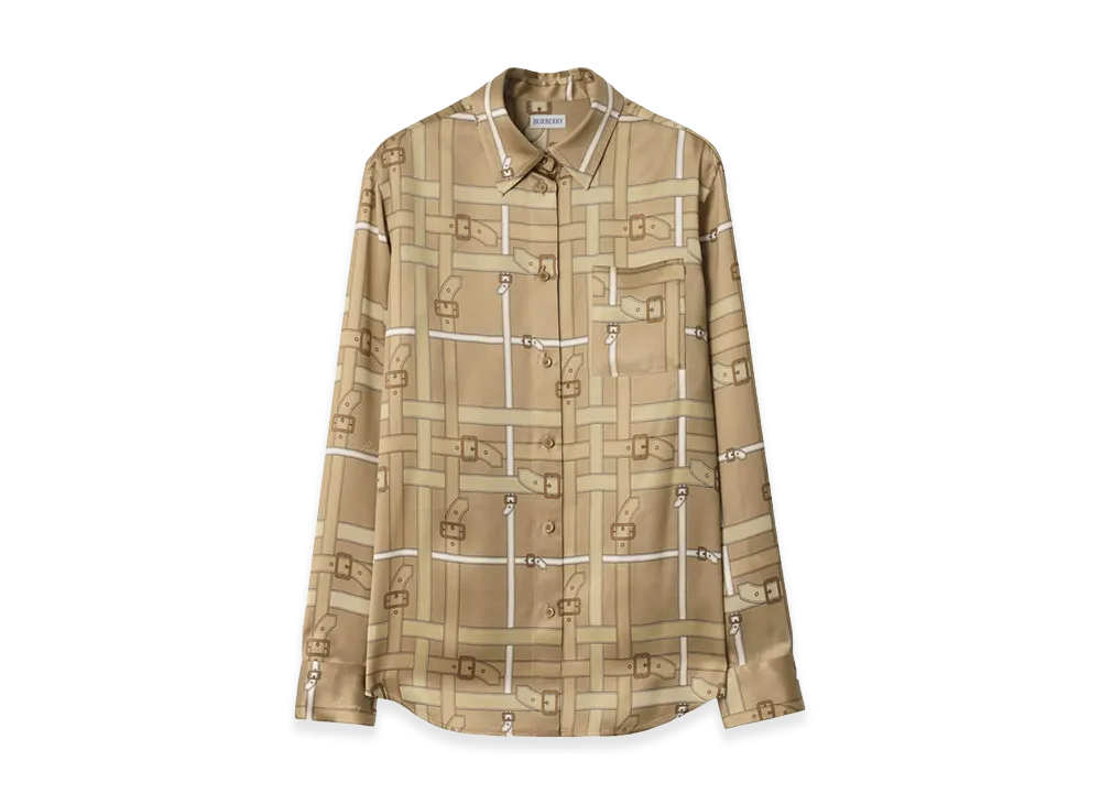 Burberry Women's Shirt "Neutrals/White"