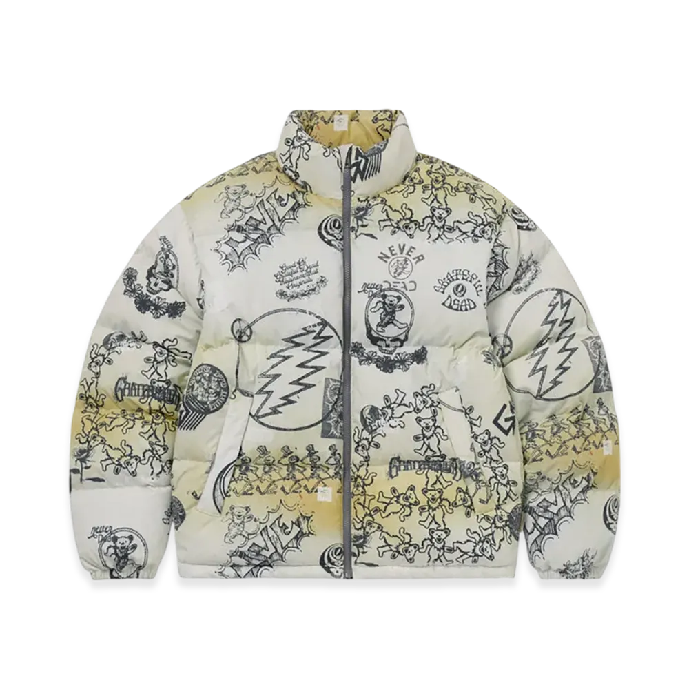 thisisneverthat x Grateful Dead Puffer Down Jacket "Iconography"