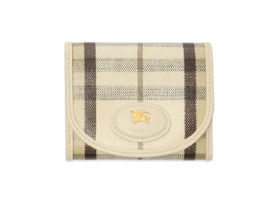 Burberry Women's Highland Compact Wallet "Light Beige"