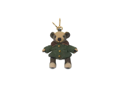 Burberry Women's Teddy Bear Keyring Charm "Green"