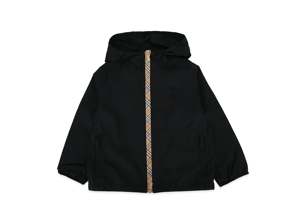Burberry Kids KB6 Roman CZ Hooded Jacket "Black"