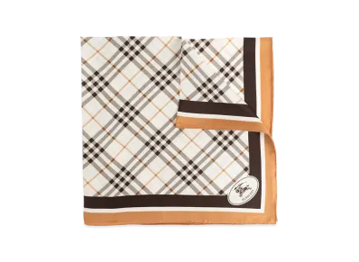 Burberry Printed Silk Foulard "Checked"