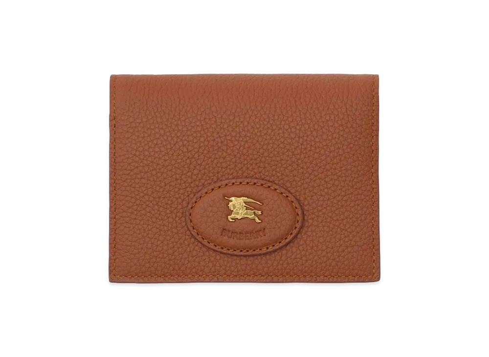 Burberry Women's Bloomsbury Folding Card Case "Ginger Orange/Gingerbread Brown"