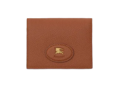 Burberry Women's Bloomsbury Folding Card Case "Ginger Orange/Gingerbread Brown"