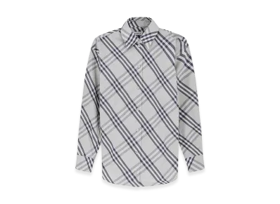 Burberry Women's Emma Shirt In Cotton With Check Pattern "Green"
