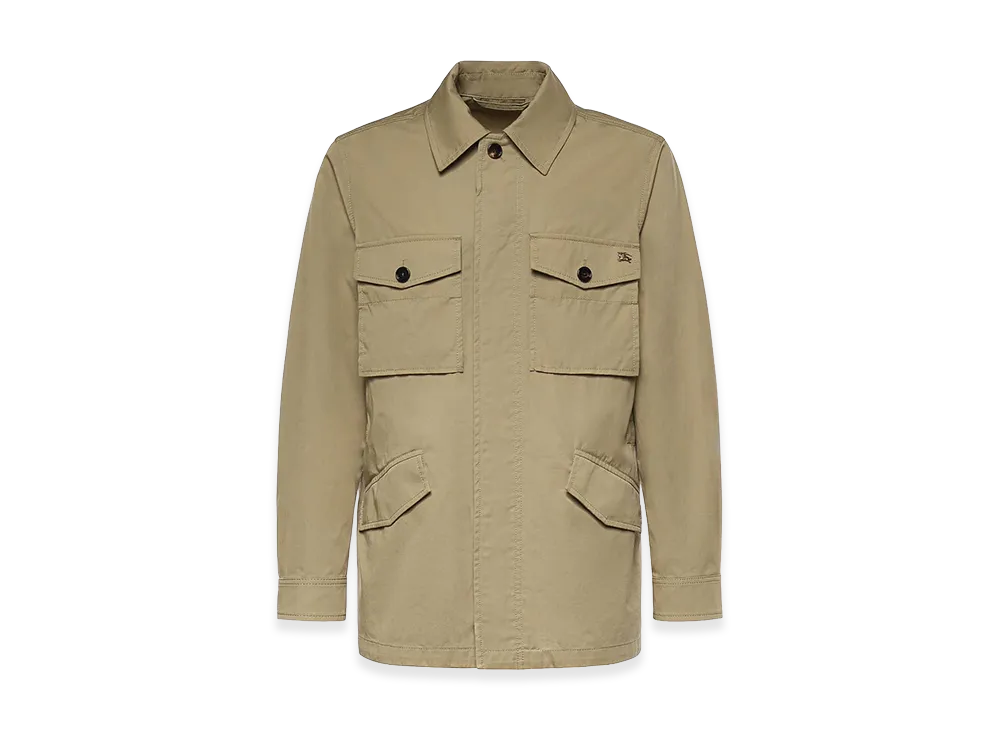 Burberry Bradmore Cotton Twill Jacket "Beige"