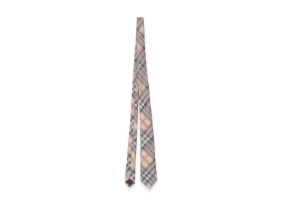 Burberry Check Silk Tie "Sand Beige"