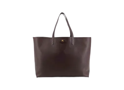 Burberry Reversible Shopping Bag With Check Pattern "Beige"