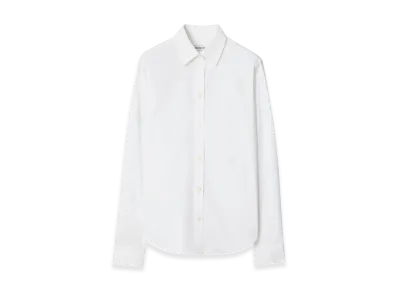 Burberry Women's Formal Shirt In Cotton Poplin "White"