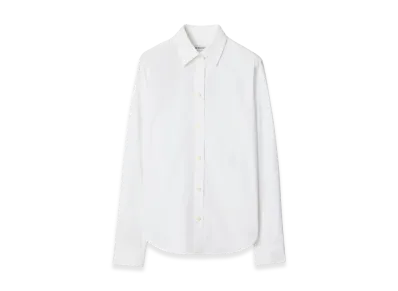 Burberry Women's Regular Fit Cotton Poplin Formal Shirt "White"
